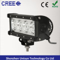 Barra de luz automática CREE LED 4X4 de una sola fila de 7.5 pulgadas 9-48V 40W
